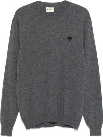 Mordecai intarsia-logo sweater - men - Cashmere/Virgin Wool - S - Grey