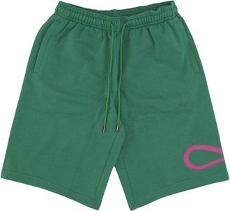 PROPAGANDA Groene Logo Sweatshorts - Heren - Bermuda - Groen - XL - Katoen - Korte Broeken