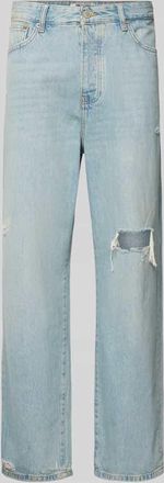 Only & Sons Loose Fit Jeans aus reiner Baumwolle Modell FADE in Hellblau, Gr&ouml;&szlig;e 28/30