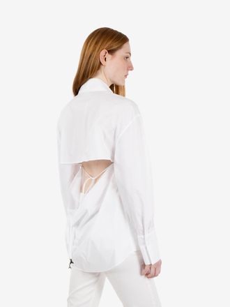 Patrizia Pepe Camicia in cotone over bianca