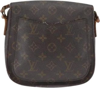 Louis Vuitton Pre-owned Cross Body Bags, female, Brown, Size: ONE SIZE Pre-owned Saint Cloud MM Shoulder Bag