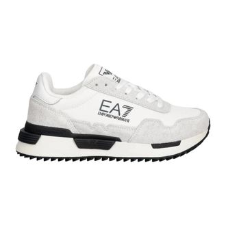 Emporio Armani Emporio Armani Ea7, Heren, Schoenen, Wit, Maat: 46 EU Leer