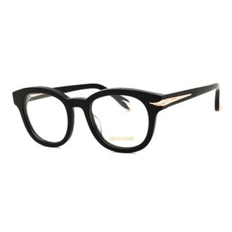 Roberto Cavalli VRC044S700Y Round Full Rim Black Eyeglasses - Black