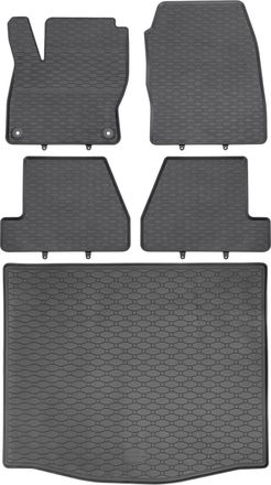OEM Juego De Alfombrillas De Goma Para Coche Y Maletero Para Ford Focus Iii Hatchback (marzo De 2011 A Agosto De 2018)