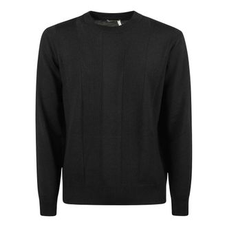 Altea Maglione Girocollo Regular Fit - - Knitwear - Uomo - Nero - L