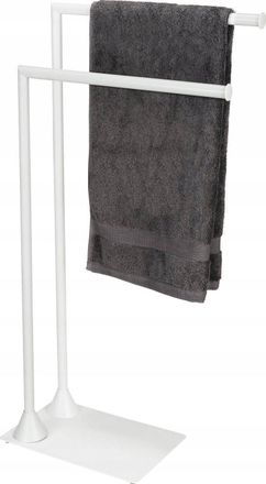 WENKO Hella Toallero De Pie Blanco Mate 43,5x78,5 Cm