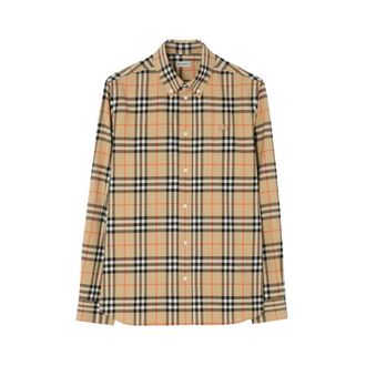 Burberry Hombre, Camisas, Beige, Talla: XL