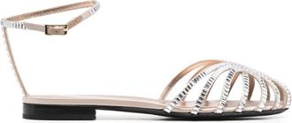 Alev&igrave; Sandali Star met kristallen - Dames - Sandalen - Grijs - 38 EU - Schoenen