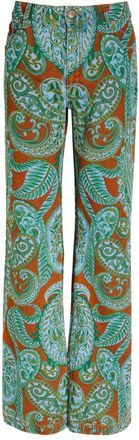 Etro Printed Flared-leg Jeans - Multi Print - 30 (W30 / UK12 / M)