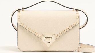 Valentino Garavani Valentino Garavani Rockstud Small Shoulder Bag in Grainy Calfskin Wo