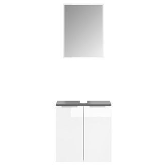 Vicco Conjunto De Muebles De Ba&ntilde;o Otis, Blanco, 2 Piezas