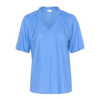 Kaffe Blouses - Dames - Blouses & Shirts - Blauw - Maat: XL