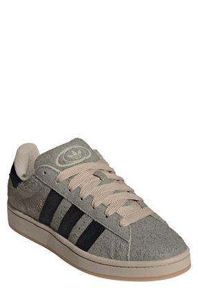 adidas Gender Inclusive Campus 00s Sneaker in Silver Pebble/Black/Khaki at Nordstrom, Size 10.5 Womens