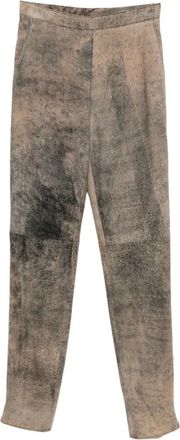 Romeo Gigli 1990s su&egrave;de broek - Beige