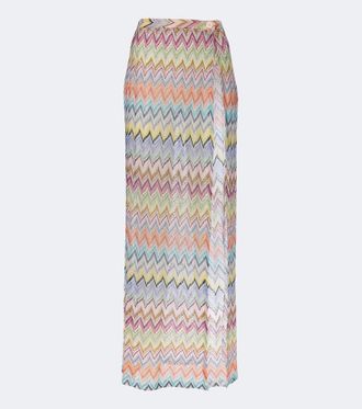 Missoni Pareo a zig zag con lam&eacute;