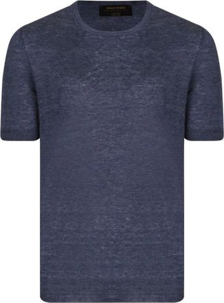 Gran Sasso Stijlvolle Sweaters Collectie - Heren - Ronde hals truien - Blauw - 2XL - Truien & Vesten