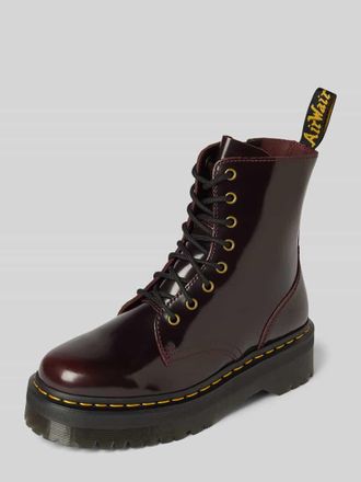 Dr. Martens Schn&uuml;rstiefel mit Logo-Patch Modell Jadon in Bordeaux, Gr&ouml;&szlig;e 37