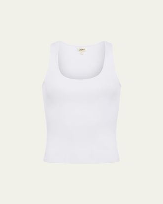 L'agence Adira Scoop-Neck Tank Top