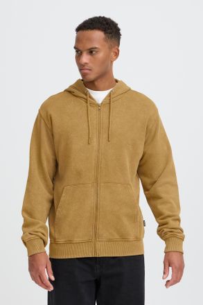 Blend Kapuzensweatshirt BLEND BHFACTOR ZP HOOD SWEATSHIRT, Herren, Gr. XXL, butternut, Sweatware, Obermaterial: 100% Baumwolle, unifarben, regular fit norma