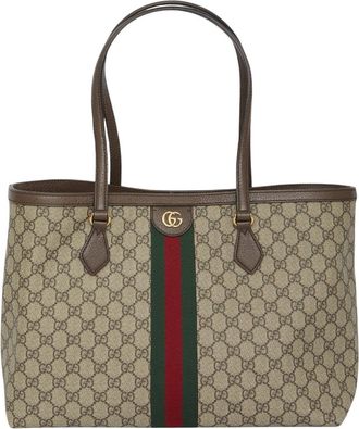 Gucci Beige Ophidia GG Medium Tote