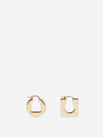 Jacquemus Round Square Earrings