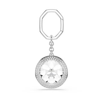 Swarovski Accessoires, unisex, Grijs, ONE Size, Ronde Geslepen Bedel