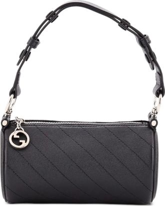 Gucci Blondie Diagonal Quilted Leather Mini shoulder bag - Zwart