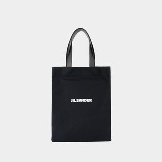 Jil Sander Boekentas - Jil Sander - Katoen - Zwart