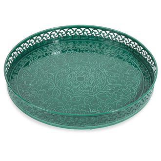 Maisons du monde Vassoio in metallo D 25 cm KAOMA