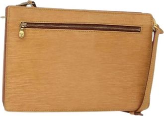 Louis Vuitton Pre-owned Vintage Clutch - Dames - Vintage Clutch - Beige - ONE Size - Leer - Vintage
