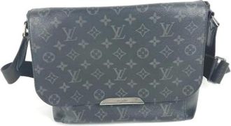 Louis Vuitton Pre-owned Cross Body Bags, female, Black, Size: ONE SIZE Pre-owned Canvas louis-vuitton-bags