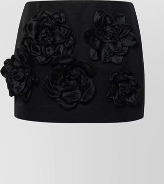 Dolce & Gabbana floral embellished mini skirt