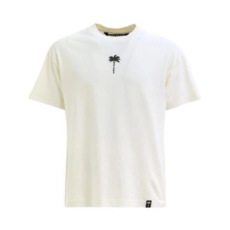 Palm Angels Hombre, Camisetas, Blanco, Talla: L