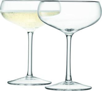 LSA International Lsa International Set Of 2 Wine Champagne Saucer 7Oz