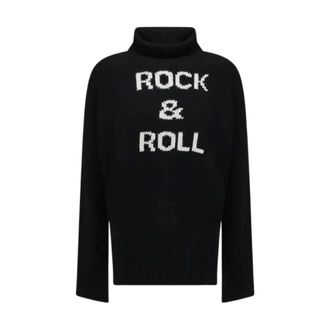 Zadig&Voltaire Alma Rock & Roll coltrui - Dames - Truien - Zwart - Maat: M Zijde