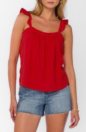 Velvet Heart Carolyn Scoop Neck Tank in Saucy Red at Nordstrom Rack, Size X-Large