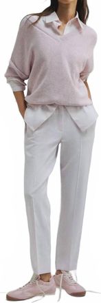 Marella Radice Dropped Shoulders Top In Pink