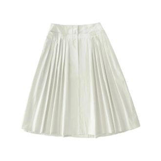 STUDIO NICHOLSON Midi Skirts, female, White, Size: 2XS Agat Skirt