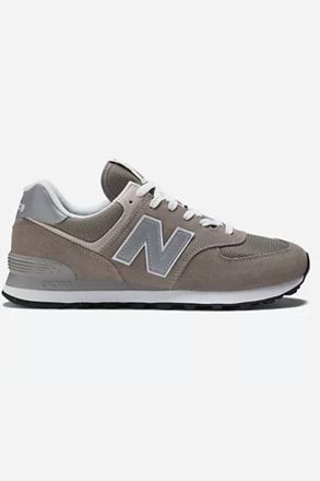New Balance Mens 574 Core Sneakers In Grey With White