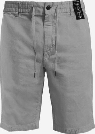 HUGO BOSS Mens Pants Stretch Cotton Grey Short