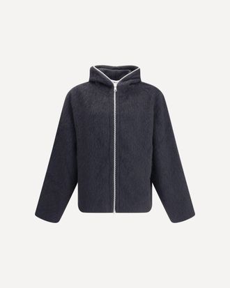 Our Legacy Zip Sweater furry effect design Male 50