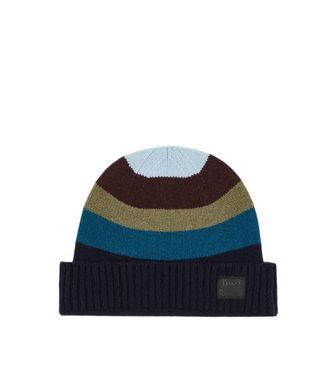 Paul Smith Multicolor Striped Beanie Cap