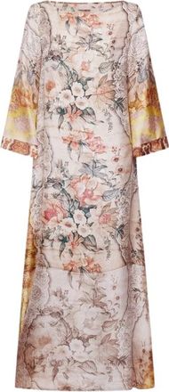 Pierre-Louis Mascia Aloe Dress - Dames - Maxi kleedjes - Veelkleurig - S - Kleedjes