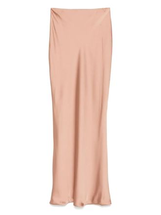 Norma Kamali Bias maxi-rok - Bruin