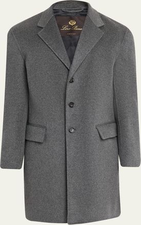 Loro Piana Mens Paolo Baby Cashmere Overcoat