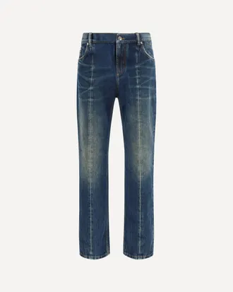 Versace Distressed straight-leg Jeans Male 31