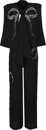 Tarik Ediz Meli Crepe Suit