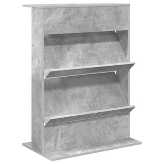 vidaXL Estante De Revistas Gris Concreto 70 X 41 X 96 Cm Vidaxl