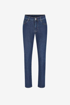 Etro Gerade Jeans aus Denim und Kaschmir Rosa