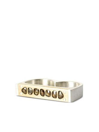 Parts Of Four Anello con placca - Argento